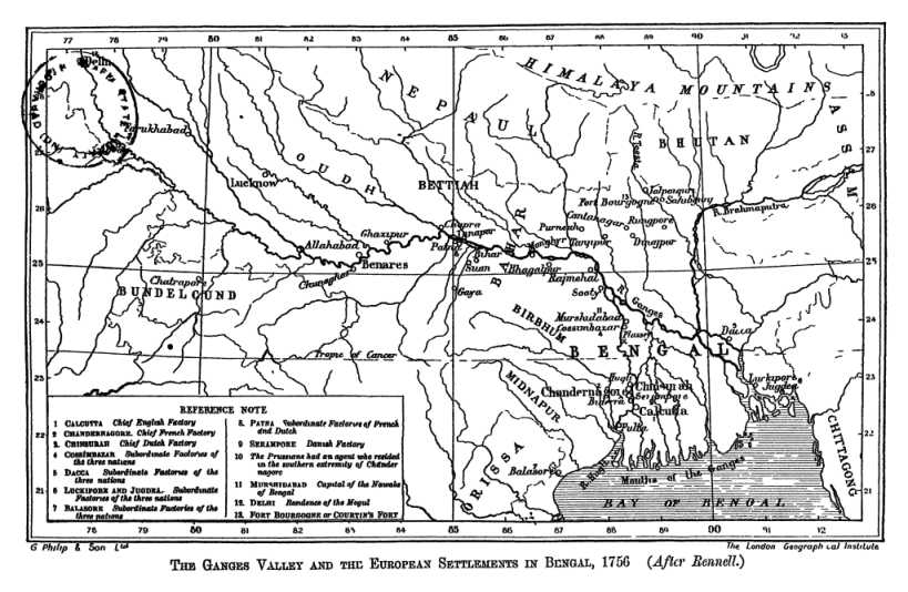 THE GANGES VALLEY AND THE EUROPEAN SETTLEMENTS IN THE GANGES VALLEY AND THE EUROPEAN SETTLEMENTS IN