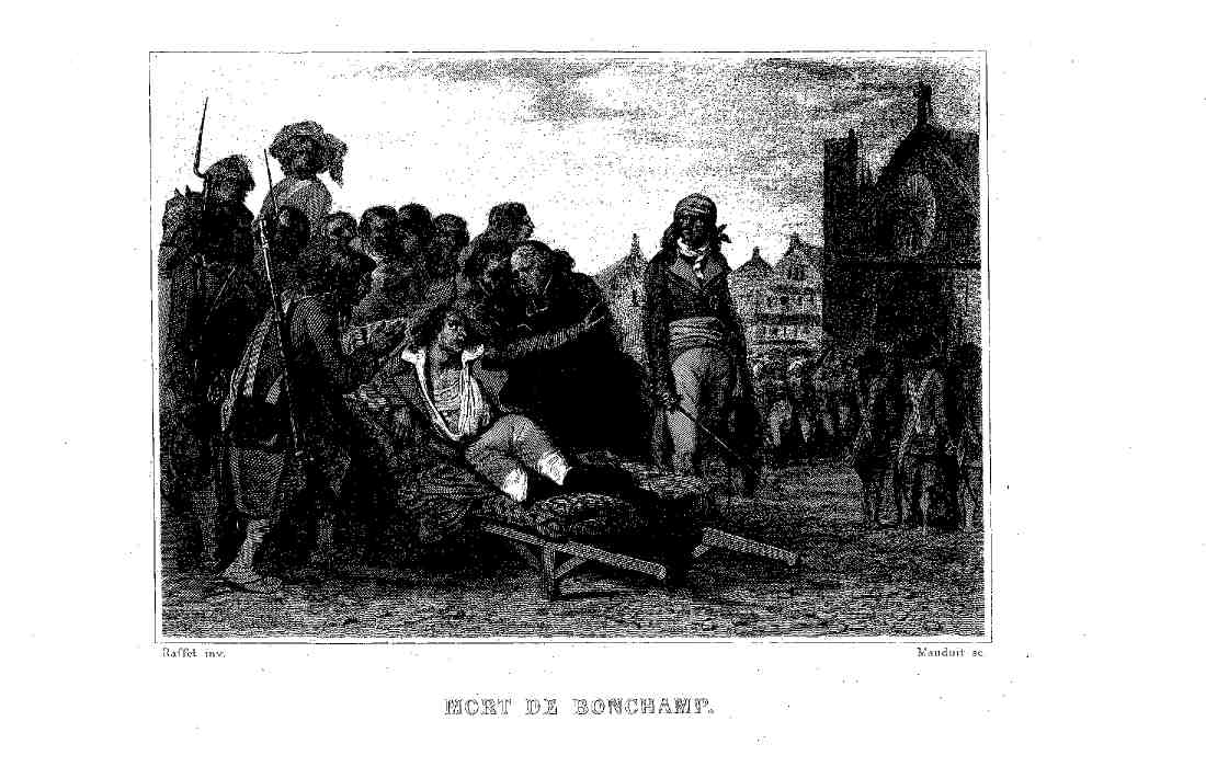 MORT DE BONCHAMP MORT DE BONCHAMP