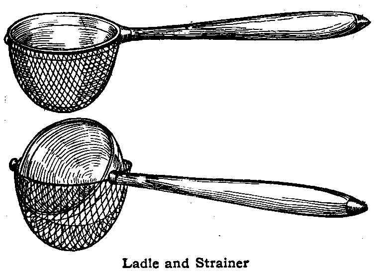 Ladle and Strainer