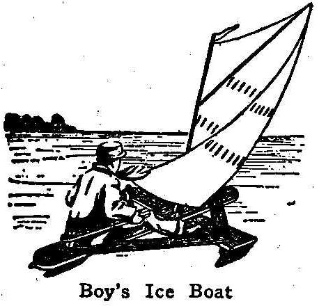 Boy's Ice Boat