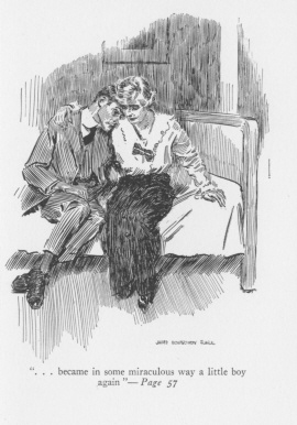 '... became in some miraculous way a little boy
again'