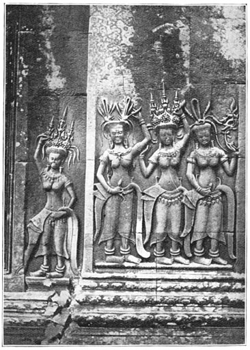 Bas-reli&euml;f van den Angkortempel.