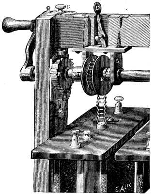  Fig. 3.&mdash;COURTOT'S ARRANGEMENT OF THE BICHROMATE PILE.