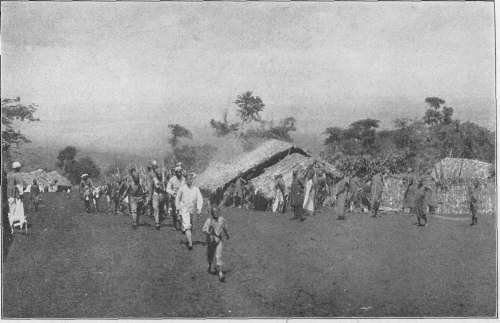 Soudanese Soldiers Under a German Officer Outside of
Tanga.