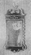 This group of old mirrors indicates the extent to which
refinement of design was carried during the Georgian period in
England&mdash;the time of the great cabinet-makers.