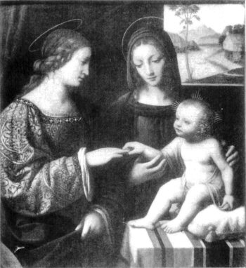 LUINI. POLDI-PEZZOLI MUSEUM, MILAN.

MARRIAGE OF SAINT CATHERINE.