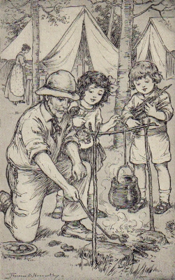 "NOW WHERE ARE YOUR POTATOES, UNCLE TAD?" SUE ASKED. "NOW WHERE ARE YOUR POTATOES, UNCLE TAD?" SUE ASKED.