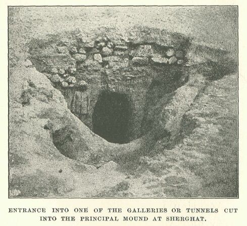 397.jpg Entrance Into One of the Galleries Or Tunnels Cut
Into the Principal Mound at Sherghat. 

