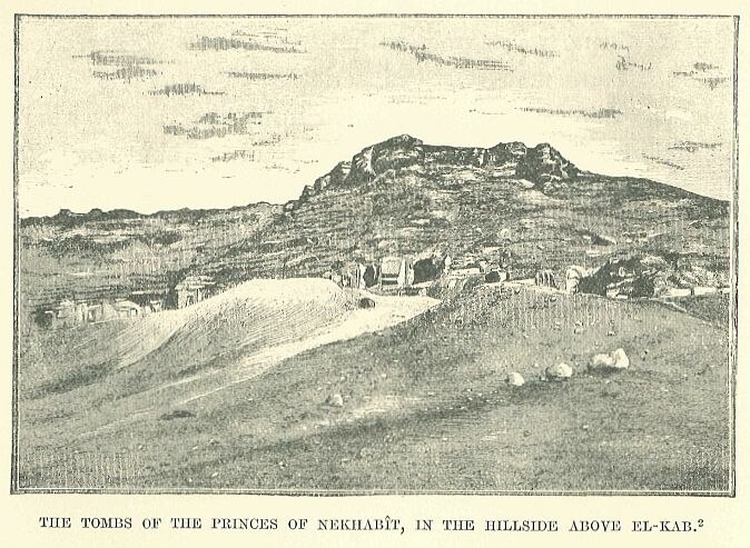 122.jpg the Tombs of The Princes Of Nekhab�t, in The Hillside Above El-kab 