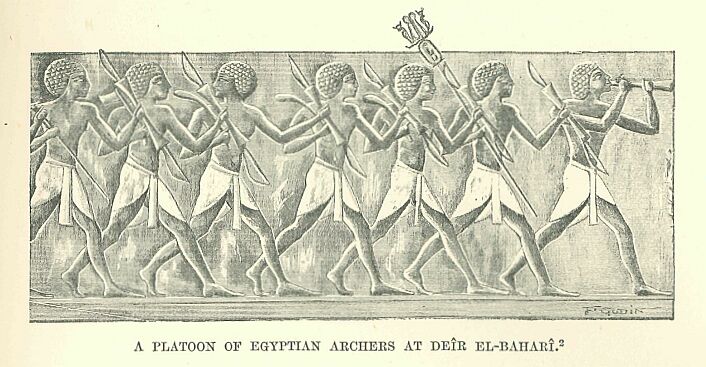 313.jpg a Platoon of Egyptian Archers at De�r El-bahar� 