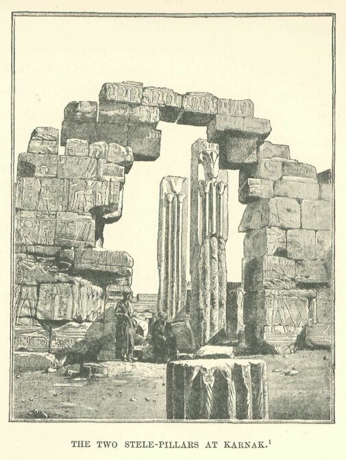 082.jpg the Two Stele-pillars at Karnak