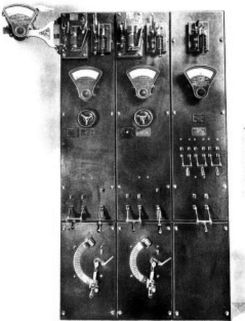 MOTOR-GENERATORS AND BATTERY BOARD FOR CONTROL
CIRCUITS&mdash;SUB-STATION