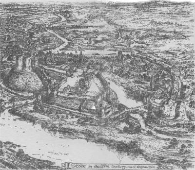 YORK IN THE XVth CENTURY FROM A DRAWING BY E.
RIDSDALE TATE - part 2