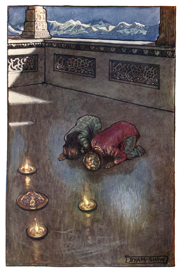 So they both touched the cold marble floor with their warm little foreheads. So they both touched the cold marble floor with their warm little foreheads.