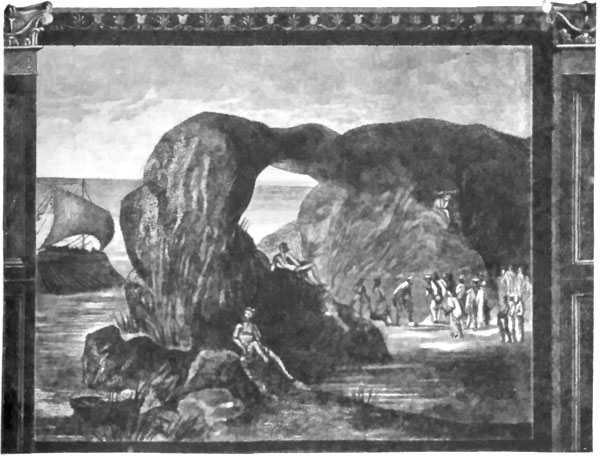 FIG. 13.&mdash;ODYSSEY LANDSCAPE, VATICAN.

(FROM WOLTMANN AND WOERMANN.)