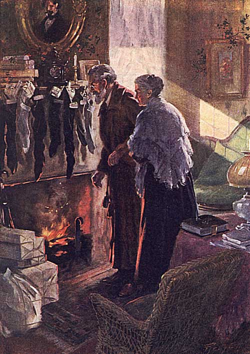 "'THE CHILDREN!' SHE WAS SAYING. 'THEY&mdash;THEY&mdash;JOHN&mdash;THEY MUST BE HERE!'"