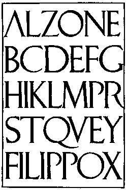 29. ITALIAN RENAISSANCE CAPITALS. SANTA CROCE. F.&nbsp;C.&nbsp;B.