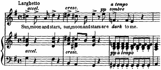 Sun, moon and stars are dark to me Sun, moon and stars are dark to me