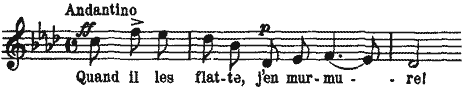 Quand il les flatte, j'en murmure! Quand il les flatte, j'en murmure!