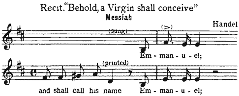 Recit. Behold, a Virgin shall conceive, Messiah, Handel Recit. Behold, a Virgin shall conceive, Messiah, Handel