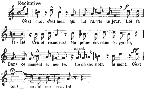 C'est moi, c'est moi, qui lui ravis la jour C'est moi, c'est moi, qui lui ravis la jour