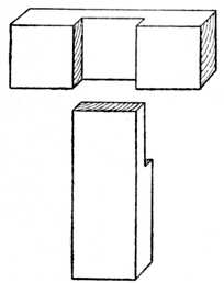 Fig. 30.&mdash;Halved T Joint.
