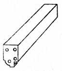 Fig. 200.&mdash;Method
    of Dowelling
    Thick Timber.