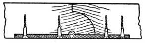 Fig. 250.&mdash;Rule Joint Hinge, with Leaf Open.