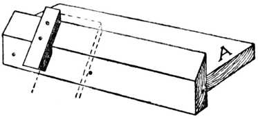 Fig. 327.&mdash;"Donkey's Ear" Shooting Board.