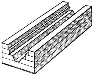 Fig. 342.&mdash;Half of Laminated Core Box.