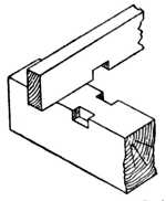 Fig. 353.&mdash;Cogged Joint.