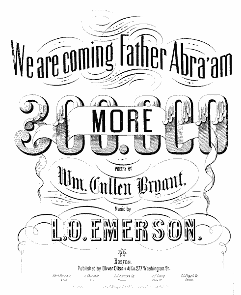Father Abra'am sheet music Father Abra'am sheet music