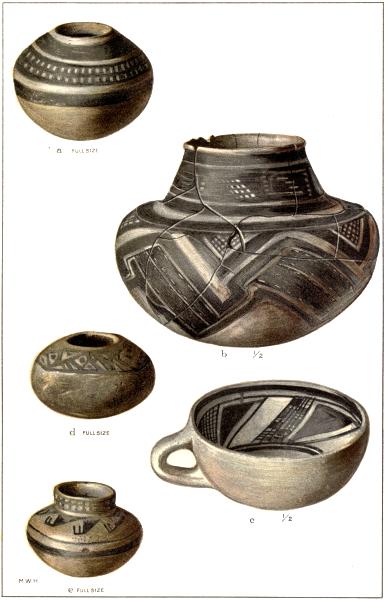 PL. CXIII&mdash;
POTTERY FROM INTRAMURAL BURIAL AT AWATOBI