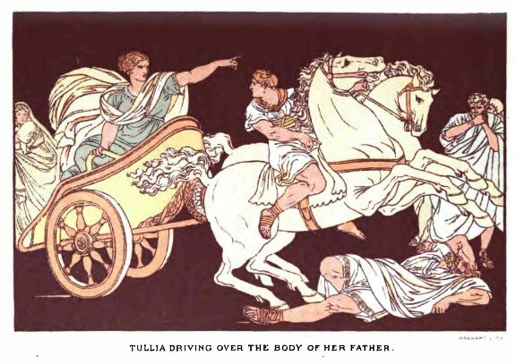 Tullia Driving over the Body of Her Father 098