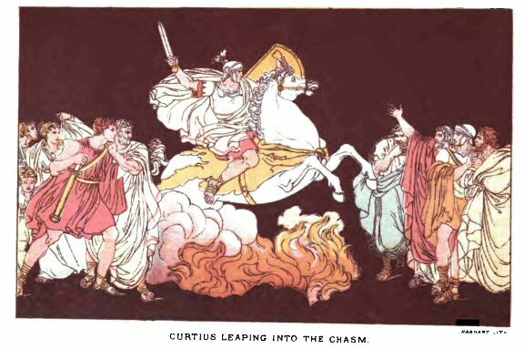 Curtius Leaping Into the Chasm 288