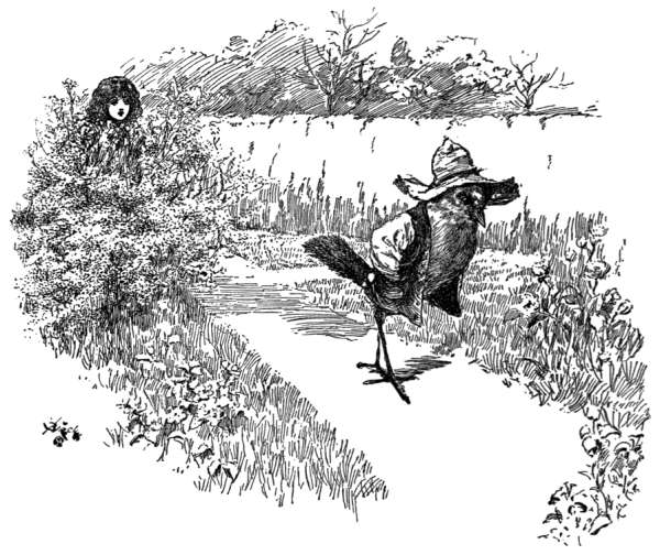 "HE WAS WALKING ABOUT WITH HIS HANDS IN HIS WAISTCOAT-POCKETS."