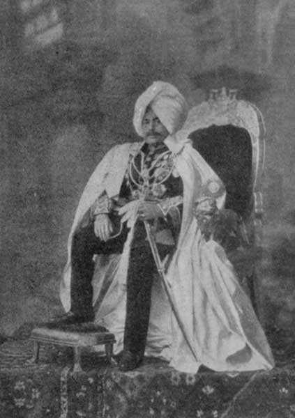 Fig. 138. Mah&aacute;r&aacute;ja of Kashm&iacute;r.