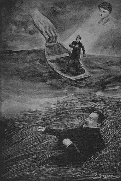 "IN MY DREAM I WAS ON A SHORELESS SEA."&mdash;Page 286.
