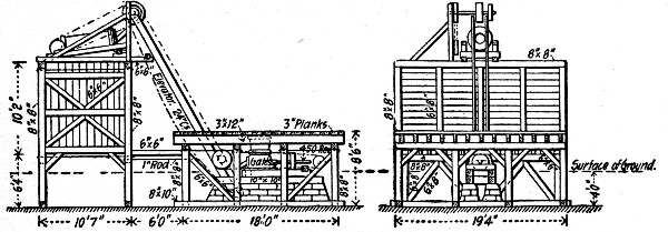 Fig. 73.&mdash;Stone Crushing Plant for Lock Walls, Illinois &
Mississippi Canal.