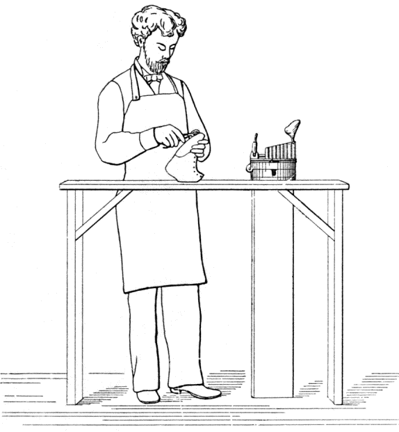 Drawing the upper over the last Drawing the upper over the last