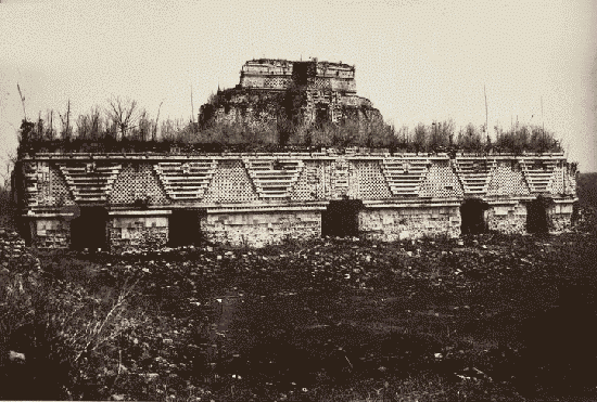 Palais Des Nonnes, &agrave; Uxmal; fa&ccedil;ade dite Egyptienne..