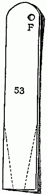 Fig. 53&mdash;Make the lorgnette case of a strip of paper.