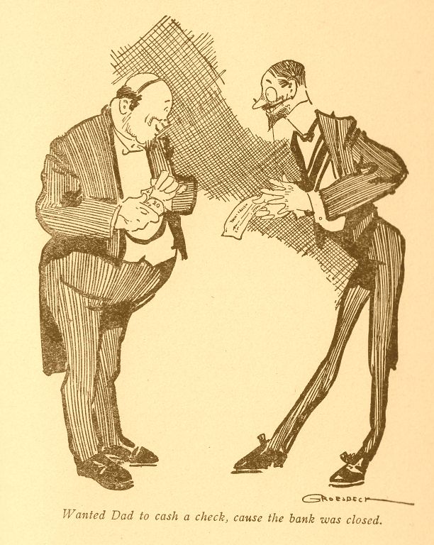 One Man Wanted Dad to Cash a Check 067