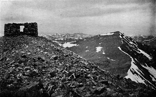 PANORAMA FROM GRAY'S PEAK&mdash;NORTHWEST