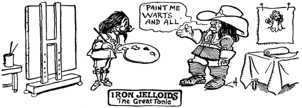 IRON JELLOIDS The Great Tonic “Paint me warts and all”