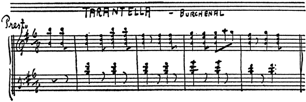 TARANTELLA&mdash;Burchenal