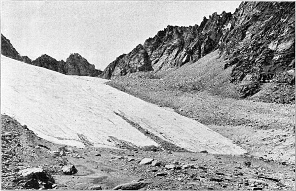 Scarpa terminale del Ghiacciaio dell&rsquo;Herbetet
