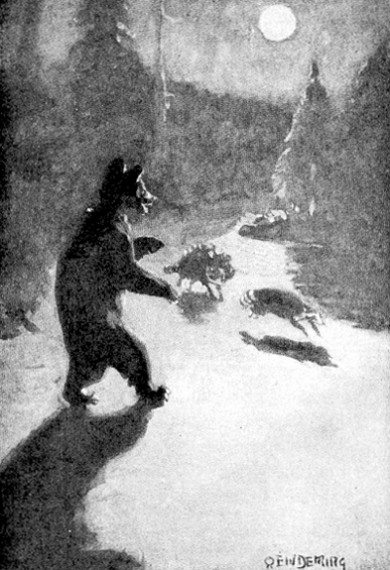 SO THEY RAN AND THEY RAN OUT OF THE WOODS ON TO THE
SHINING WHITE BEACH.
