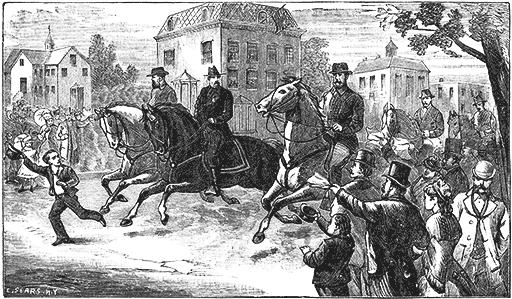 Ocean To Ocean On Horseback&mdash;riding Out Of Boston.