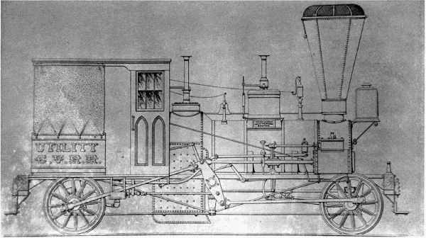 Figure 7.&mdash;The "Utility," designed by Smith A. F. and constructed by Seth Wilmarth in 1854.